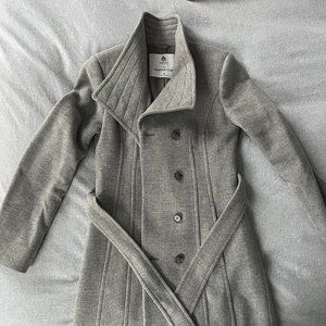 Aritzia Babaton The Connor Coat Heather Grey Light